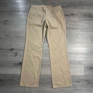 Bonobos Pants Men’s 34x32 Tan Brown Straight Leg Cotton Chino Khakis Classic